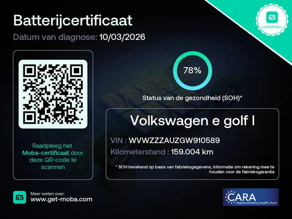 VOLKSWAGEN e-Golf (2016) — foto 17 van 24